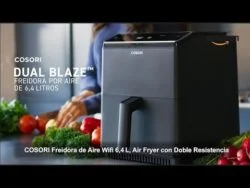 COSORI Freidora de Aire Wifi 6,4 L, Air Fryer con Doble Resistencia